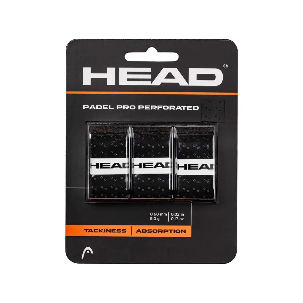 גריפים לפאדל – Overgrip Head Padel Pro Perforated 3 Pack