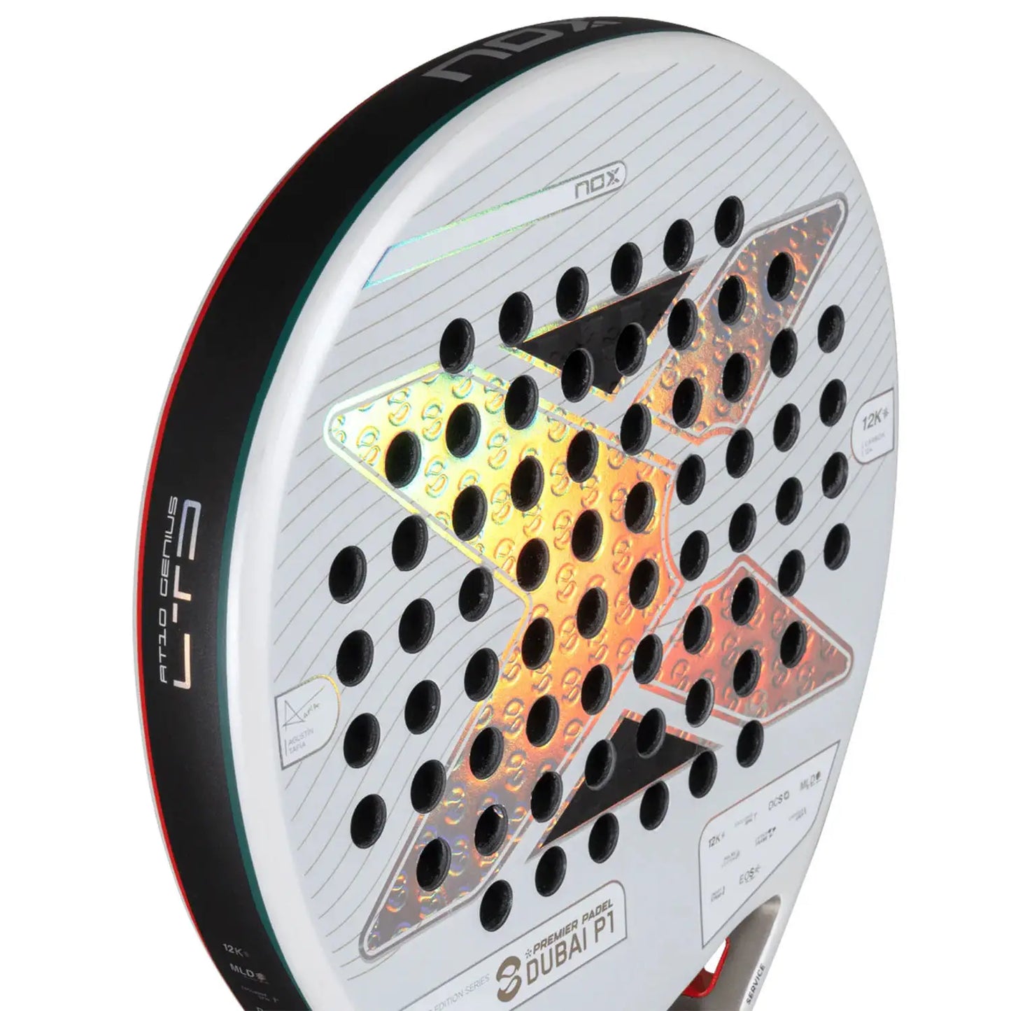 מחבט פאדל PACK NOX AT10 GENIUS 12K DUBAI EXCLUSIVE EDITION