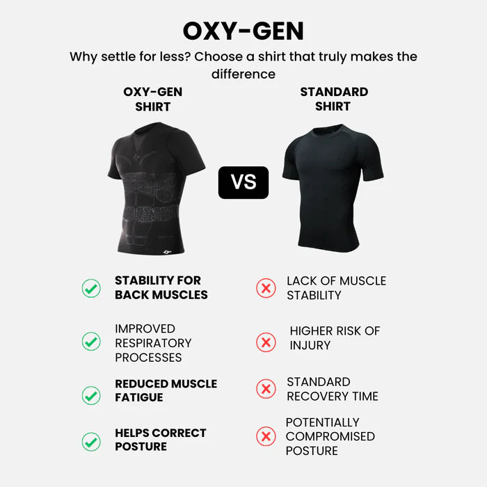 OXY-GEN - חולצת ספורט ביומכנית חדשנית