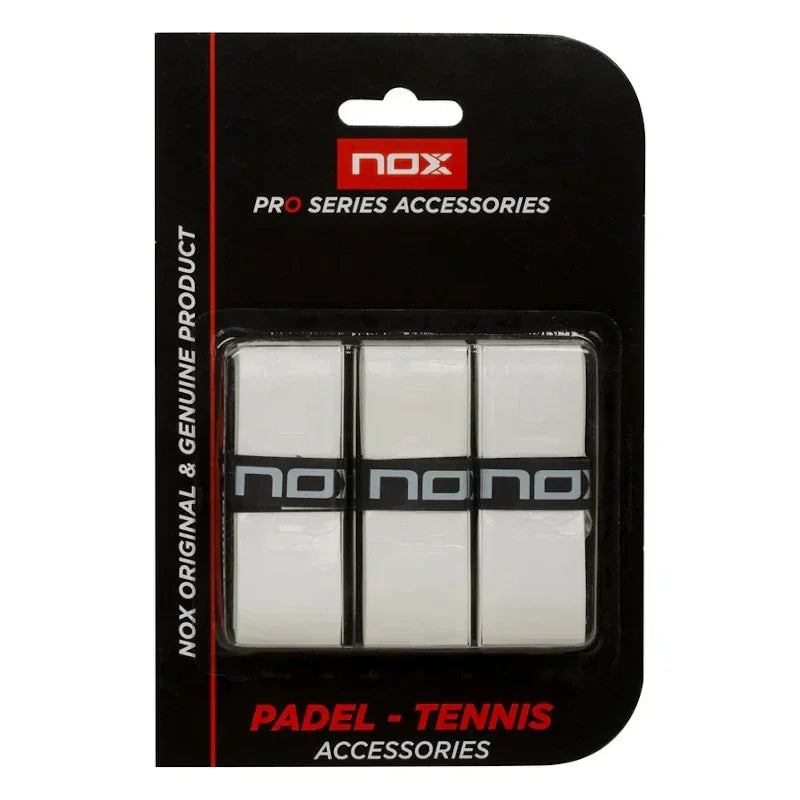 גריפים - Nox Overgrips 3-Pack White