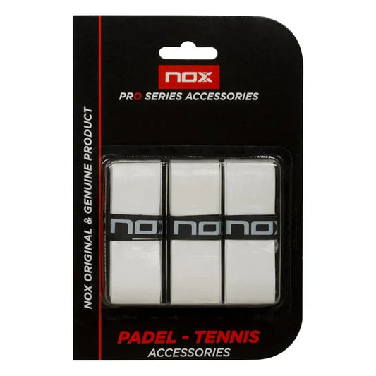 גריפים - Nox Overgrips 3-Pack White