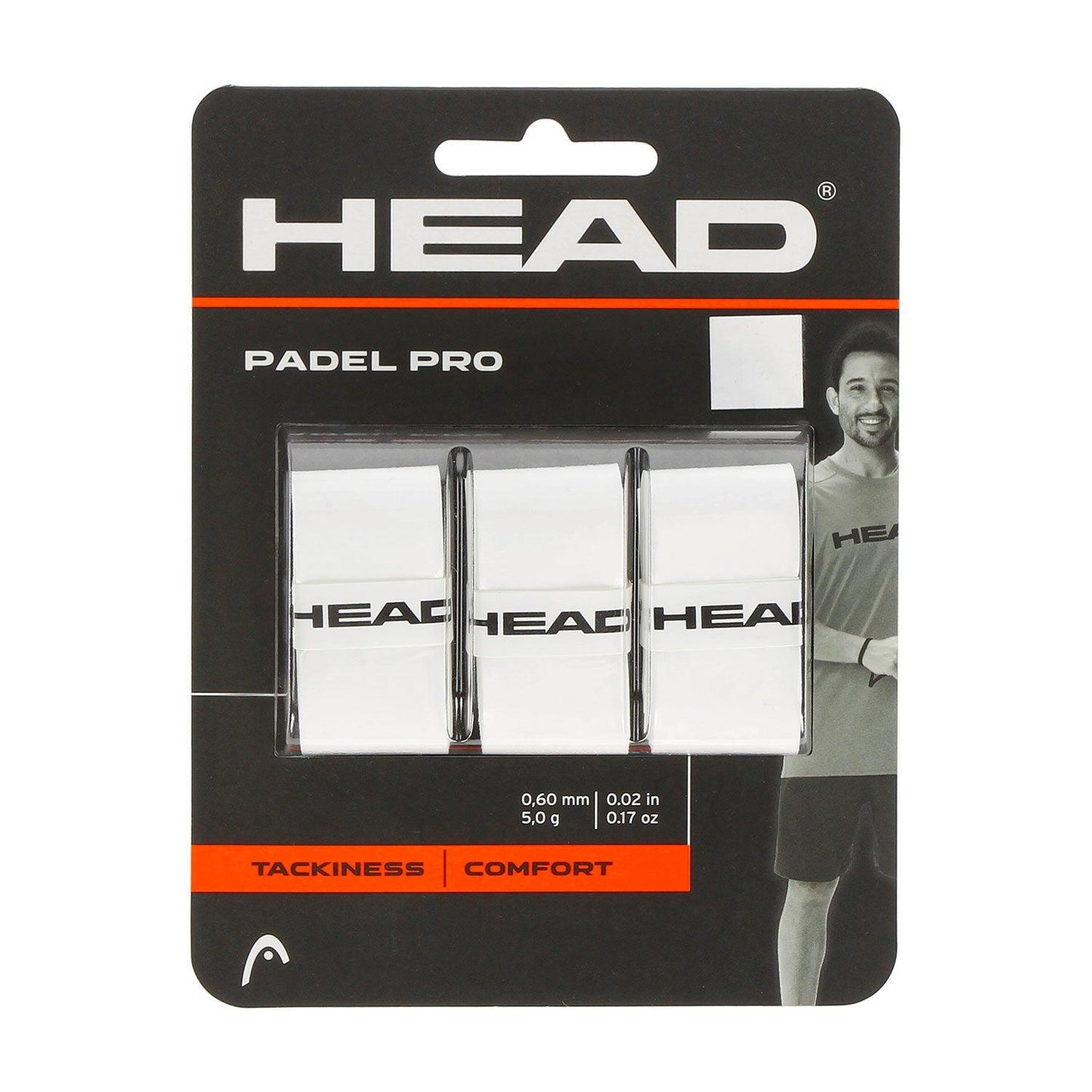 Head Padel Pro Overgrips White - SmashItPadel.co.il