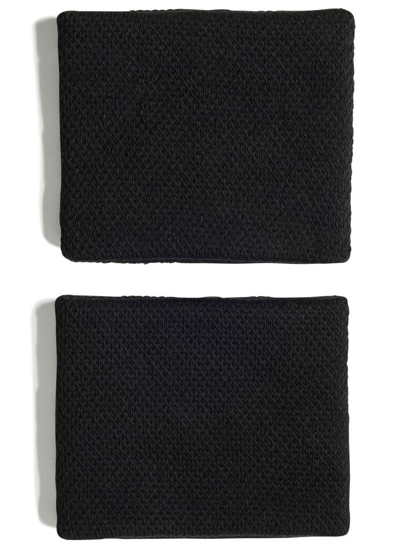 רצועת יד Adidas Wristbands Small Black/White - SmashItPadel.co.il