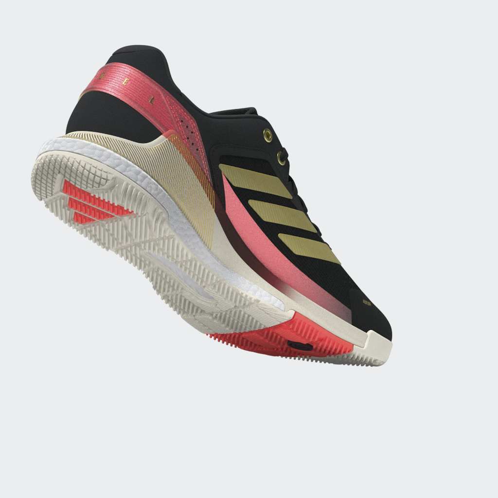 adidas Crazyquick Boost Padel BkGoldTurbo Men Shoes