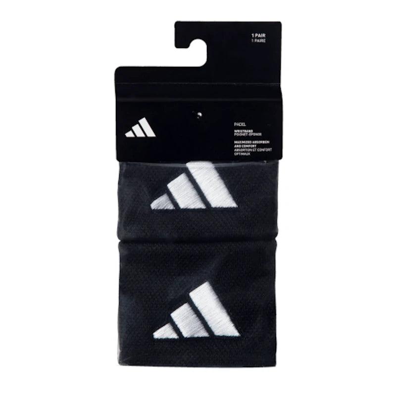 רצועת יד Adidas Wristbands Small Black/White - SmashItPadel.co.il
