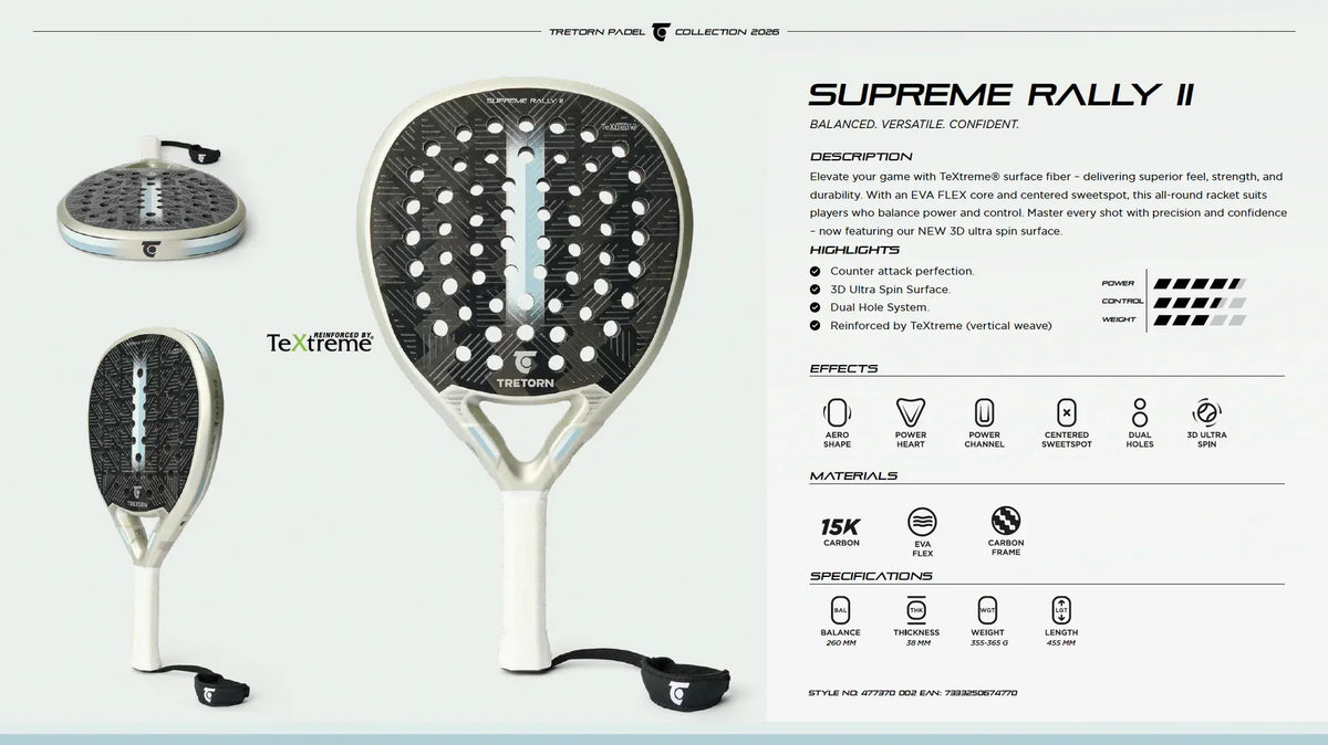 מחבט פאדל Tretorn Supreme Rally II