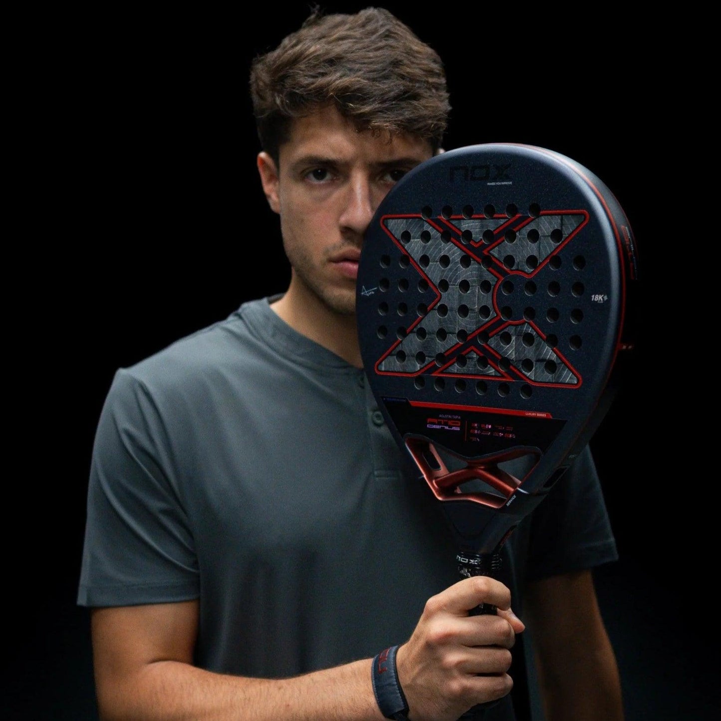 מחבט פאדל - Nox AT10 Luxury Genius 12K 2025 By Agustin Tapia - SmashItPadel.co.il