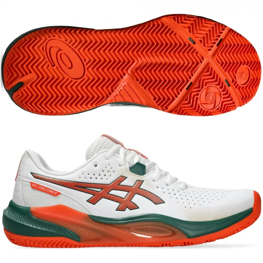 נעלי פאדל Asics Gel-Challenger 15 Padel White / Energy Orange 2026