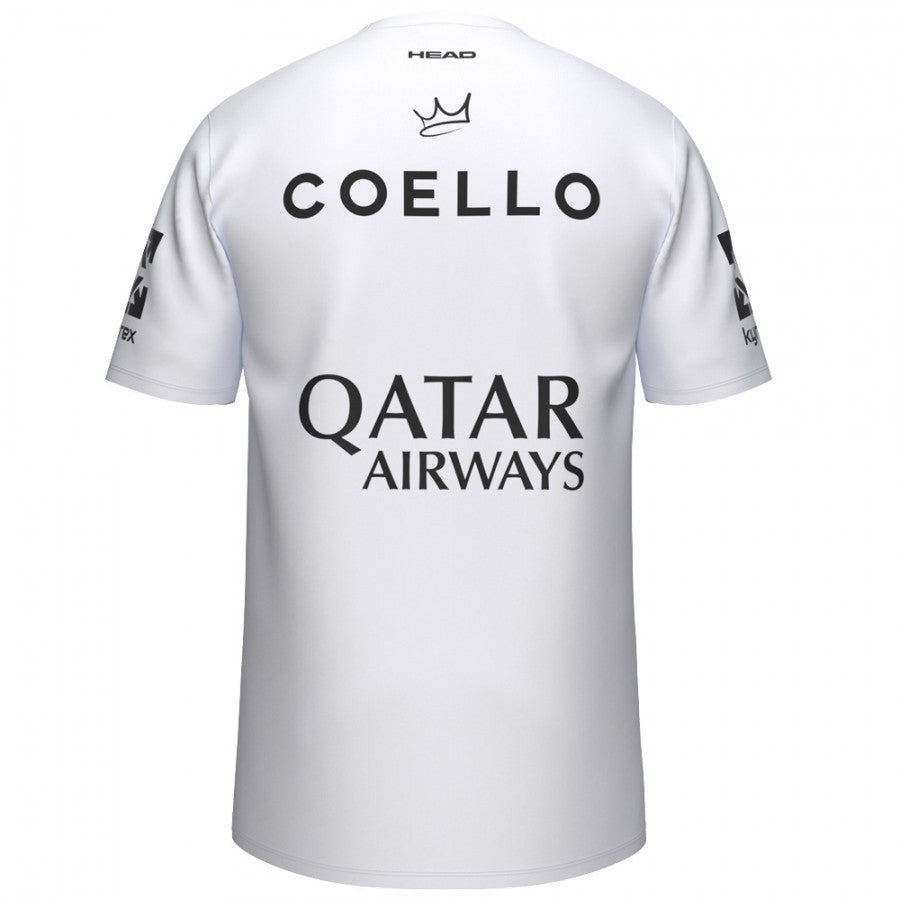 חולצת Head Arturo Coello Sponsors לבנה –