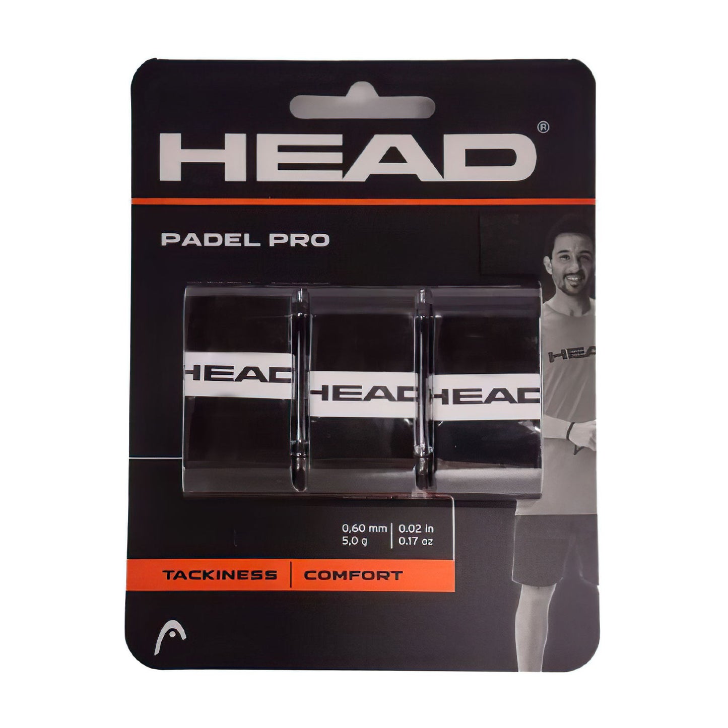 Head Padel Pro Overgrips Black