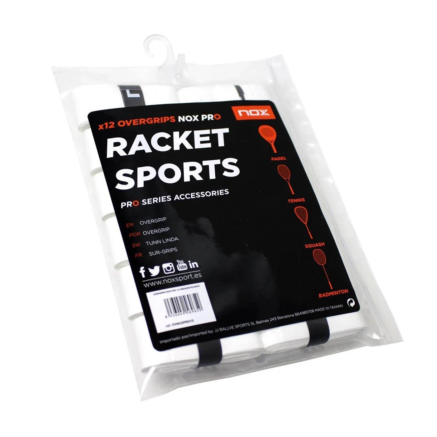 Nox Pro Overgrips (Pack of 12) - SmashItPadel.co.il