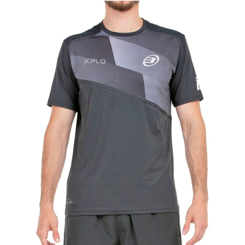 חולצת פאדל Bullpadel Di Nenno 25V שחורה