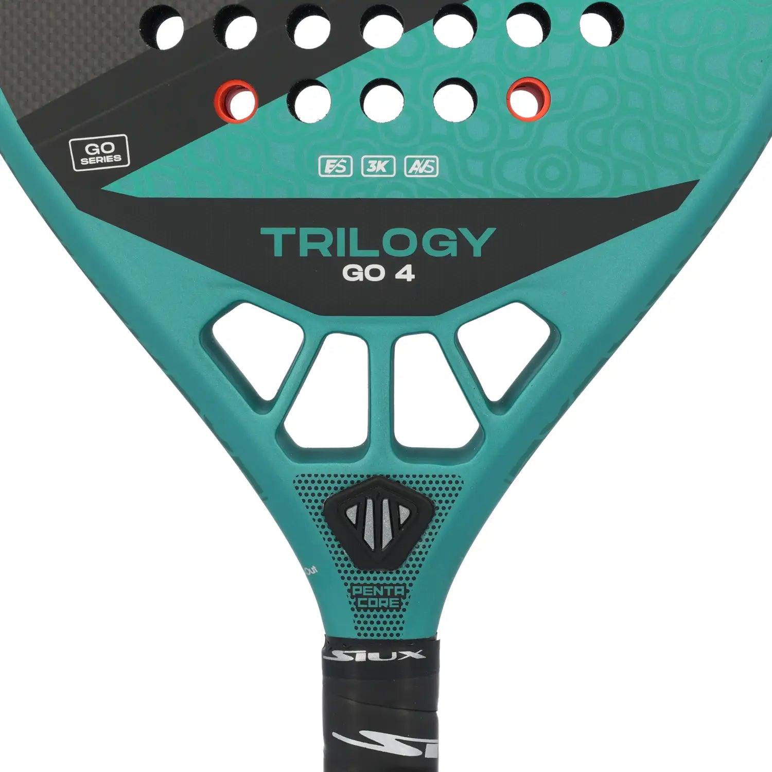 מחבט פאדל SIUX TRILOGY GO 4 - SmashItPadel.co.il