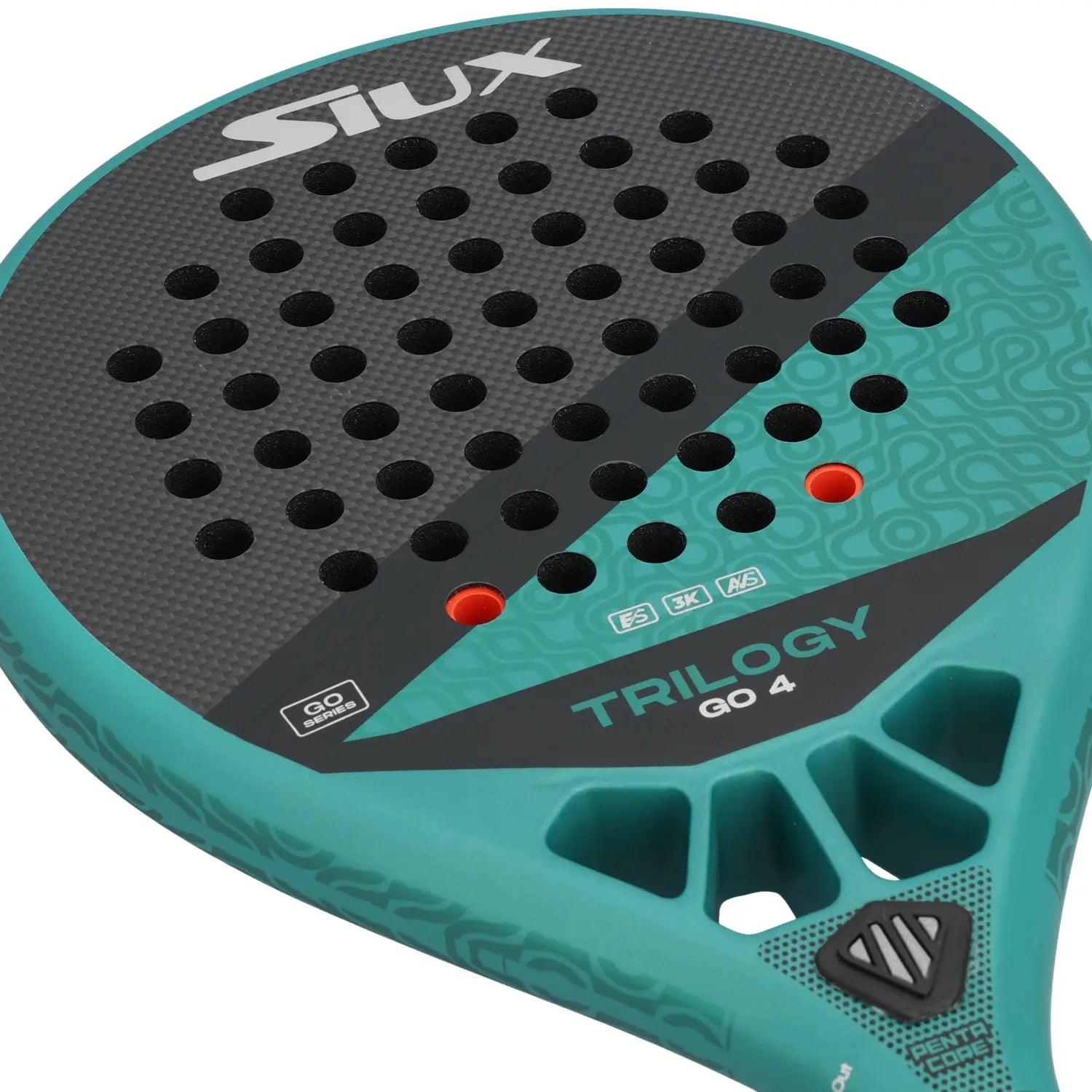 מחבט פאדל SIUX TRILOGY GO 4 - SmashItPadel.co.il