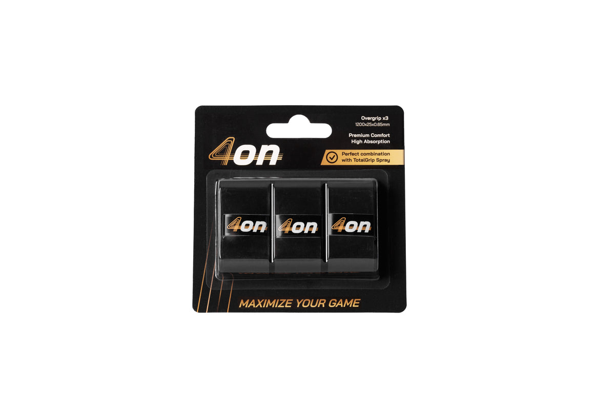Premium Padel Overgrip – Comfort, 3-Pack black