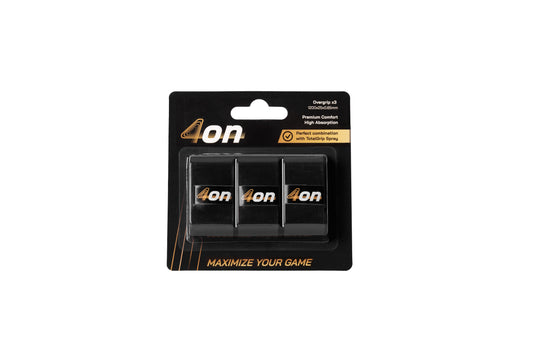 Premium Padel Overgrip – Comfort, 3-Pack black