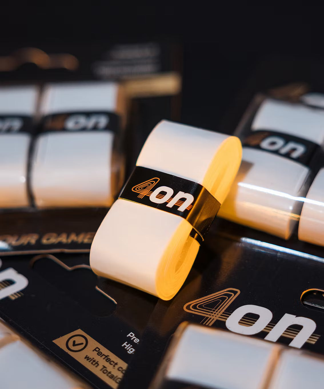 Premium Padel Overgrip – Comfort, 3-Pack white גריפים לבנים