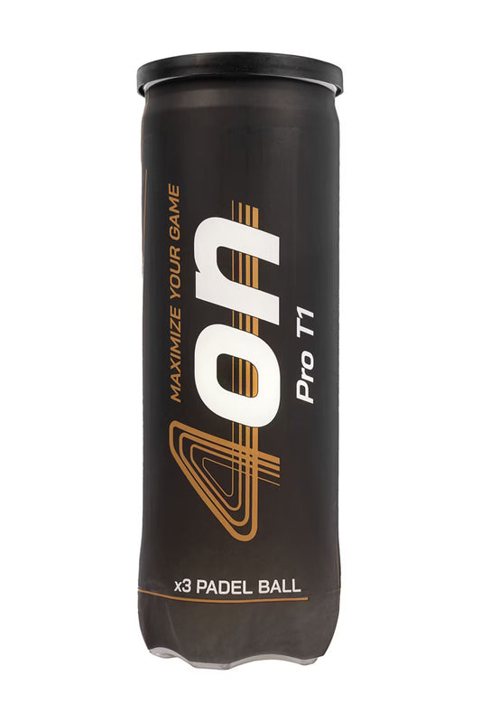 4ON Pro T1 Padel Balls, 3-Pack Tube