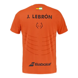 חולצת פאדל Babolat Réplica Red Orange 2026 J. Lebrón