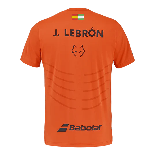 חולצת פאדל Babolat Réplica RedOrange 2026 J. Lebrón