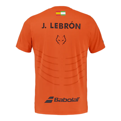 חולצת פאדל Babolat Réplica RedOrange 2026 J. Lebrón