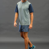 חולצה אפור כחול - Men’s Dryplay Classic T-Shirt
