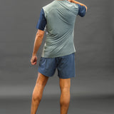 חולצה אפור כחול - Men’s Dryplay Classic T-Shirt