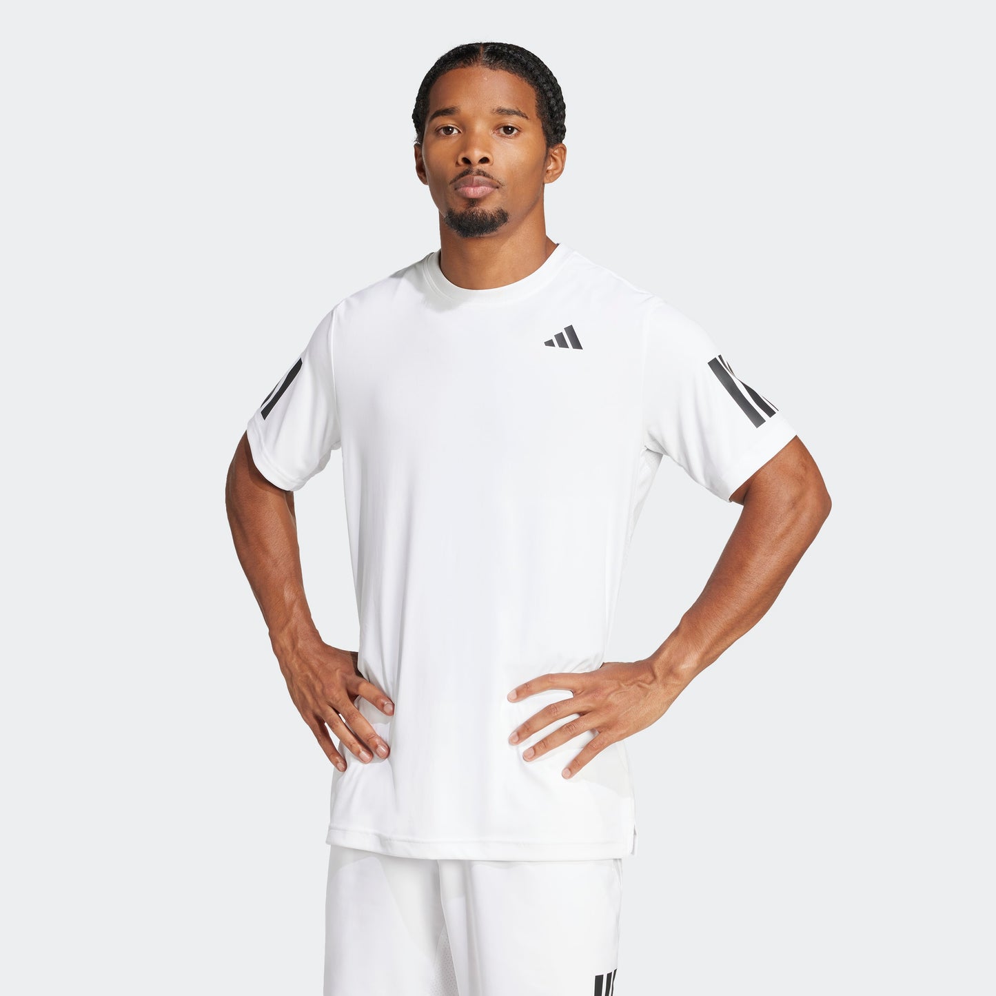 חולצת פאדל adidas Club Tennis Climacool 3-Stripes T-Shirt White
