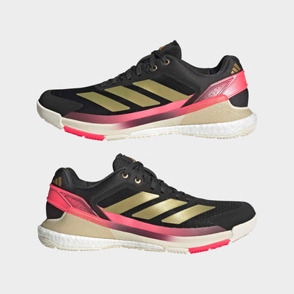 adidas Crazyquick Boost Padel BkGoldTurbo Men Shoes