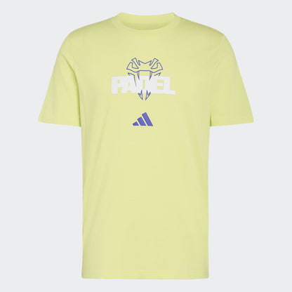 חולצת פאדל adidas Padel Graphic T-Shirt Yellow