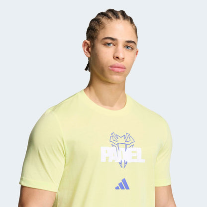 חולצת פאדל adidas Padel Graphic T-Shirt Yellow
