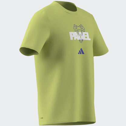 חולצת פאדל adidas Padel Graphic T-Shirt Yellow