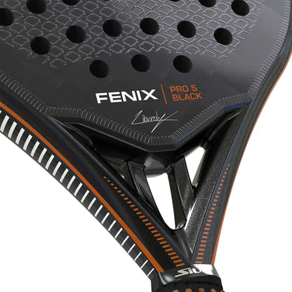 Siux Fenix Pro 5 Black 2025 Leo Augsburger - SmashItPadel.co.il