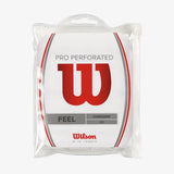 Wilson Padel Pro Perforated Overgrips Pack 12 - SmashItPadel.co.il