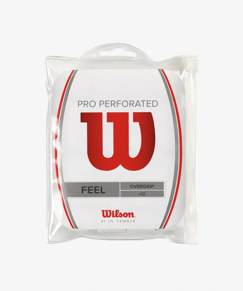Wilson Padel Pro Perforated Overgrips Pack 12 - SmashItPadel.co.il