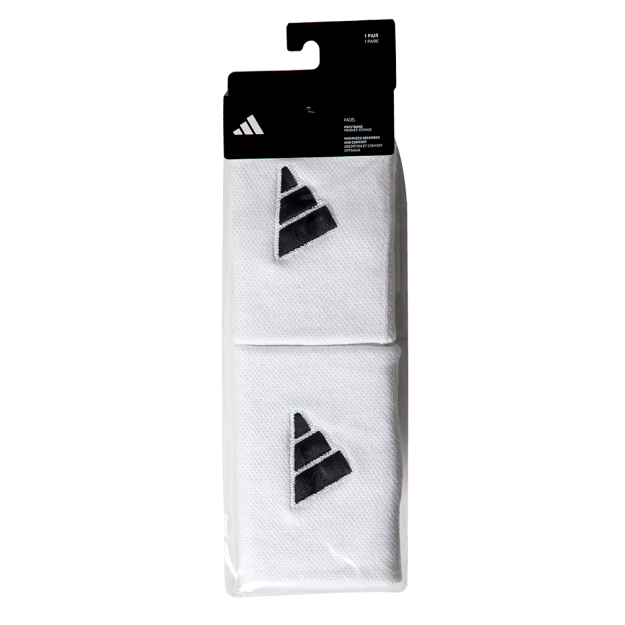 ADIDAS WRISTBAND LARGE WHITE