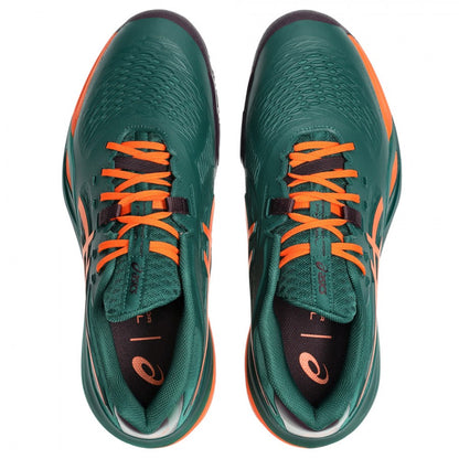 נעלי פאדל Asics Gel-Resolution X Padel Jewel Green / Energy Orange 2026