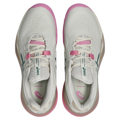 נעלי פאדל Asics Gel-Resolution X Padel Soft Oat / Jewel Green 2026