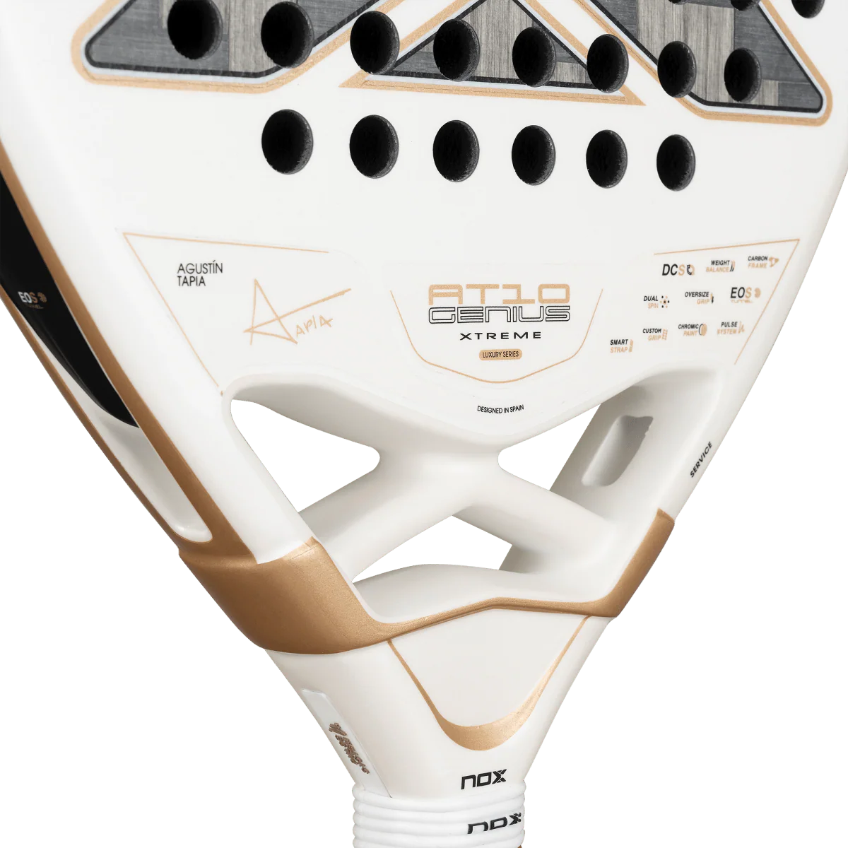 מחבט פאדל Nox AT10 Luxury Genius 12K Alum XTREM 2026 – Agustín Tapia