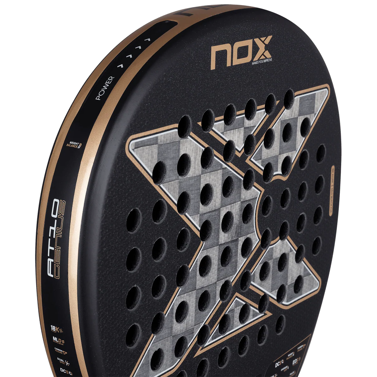 מחבט פאדל Nox AT10 Luxury Genius 18K Alum 2026 – Agustín Tapia
