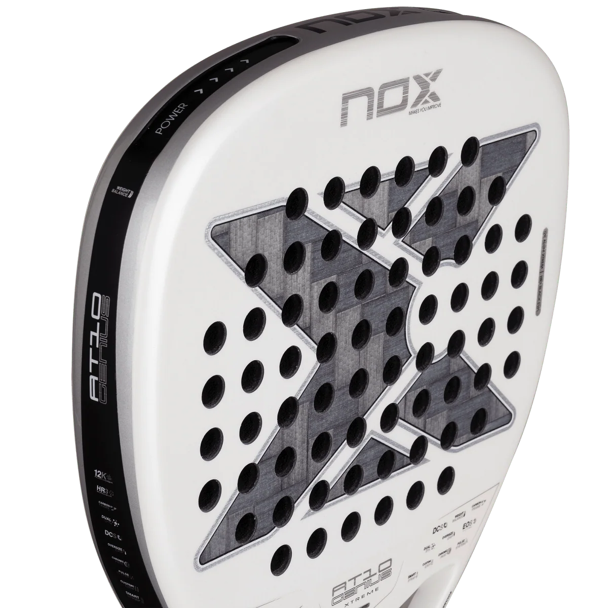 מחבט פאדל Nox AT10 Luxury Genius Attack 12K Alum XTREM 2026 – Agustín Tapia