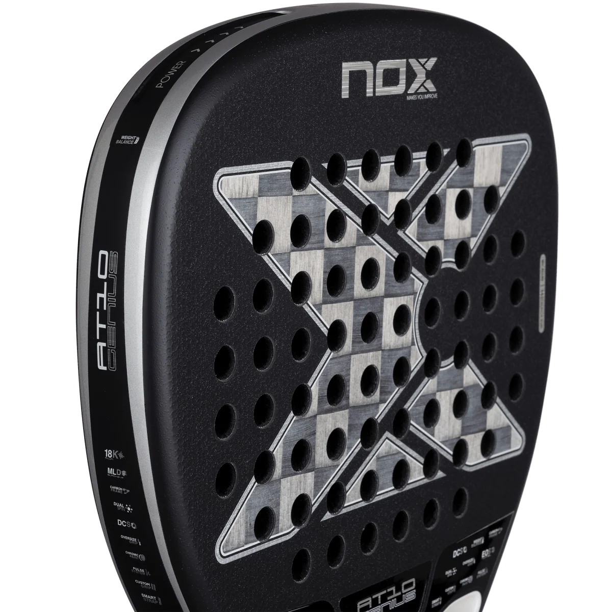 מחבט פאדל Nox AT10 Luxury Genius Attack 18K Alum 2026 – Agustín Tapia