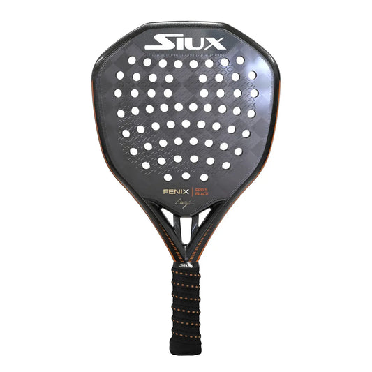 Siux Fenix Pro 5 Black 2025 Leo Augsburger - SmashItPadel.co.il