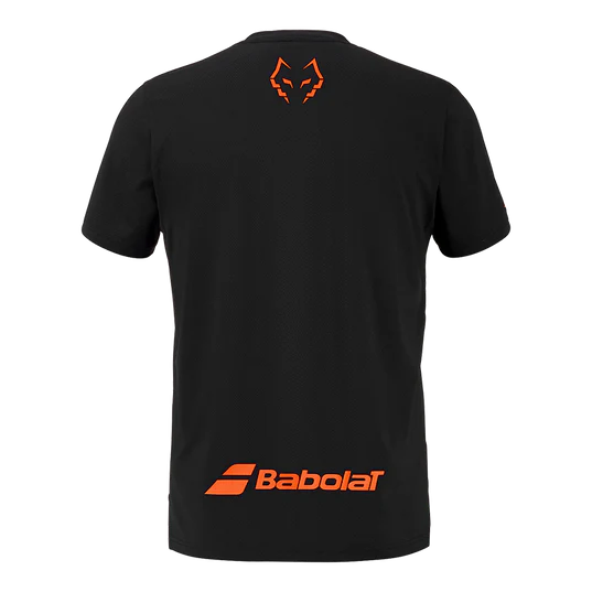 חולצת פאדל Babolat Crew Neck Tee BlackBlack 2026 J. Lebrón