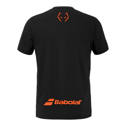 חולצת פאדל Babolat Crew Neck Tee BlackBlack 2026 J. Lebrón