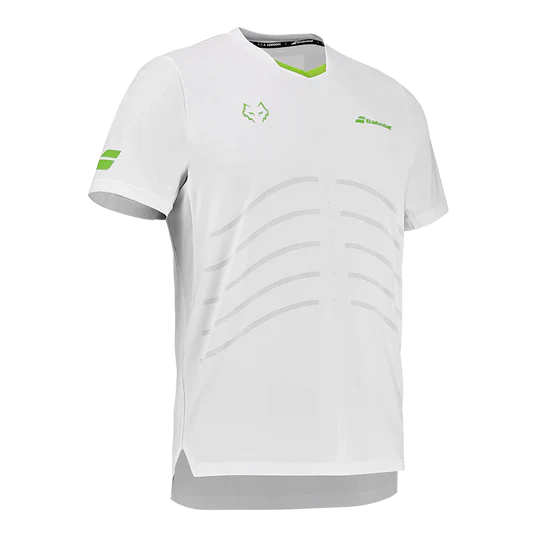 Babolat WhiteWhite 2026 J. Lebrón חולצת פאדל