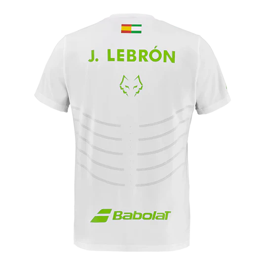 Babolat WhiteWhite 2026 J. Lebrón חולצת פאדל
