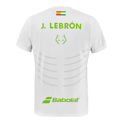 Babolat WhiteWhite 2026 J. Lebrón חולצת פאדל