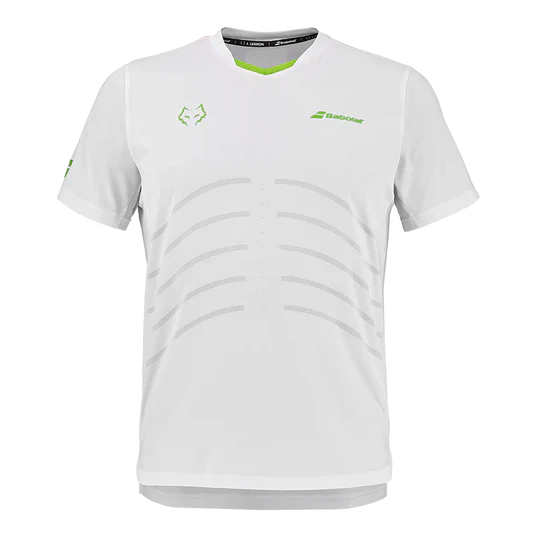 Babolat WhiteWhite 2026 J. Lebrón חולצת פאדל