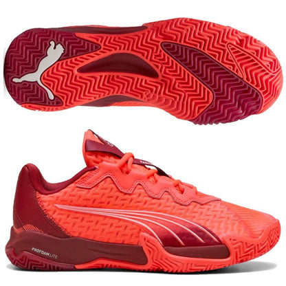 נעלי פאדל Puma Nova Elite Dark Red Crimson 2025 - SmashItPadel.co.il